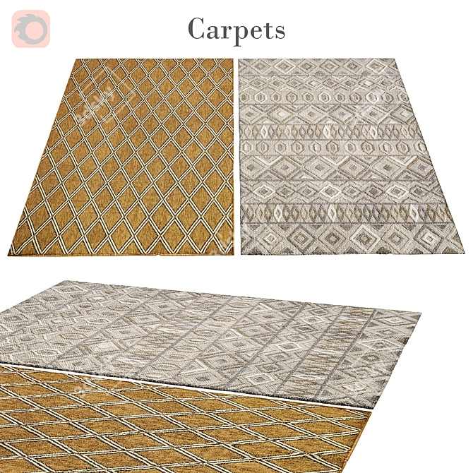 Premium 70 Rug - Classic Design 3D model image 1