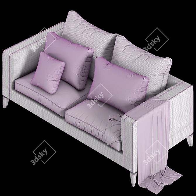 Elegant Andersen Sofa 3D model image 5