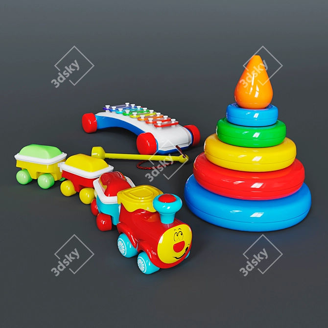 Fun Playtime Kids Toys! 3D model image 1