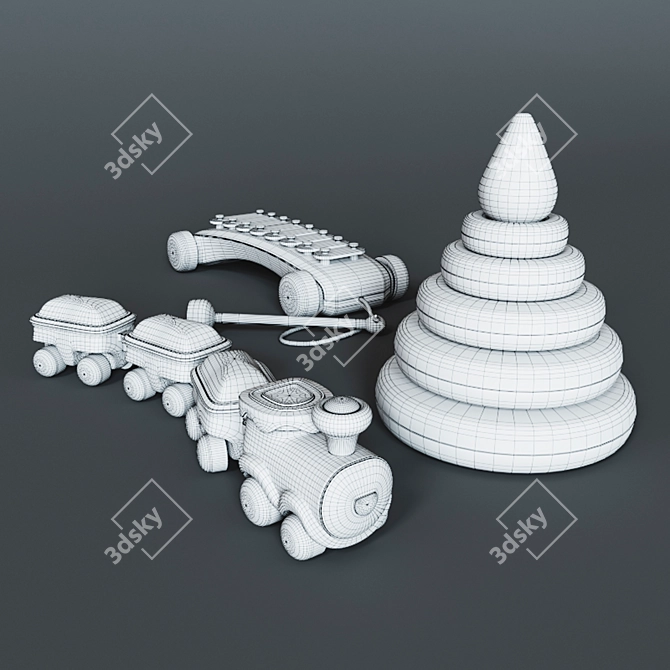 Fun Playtime Kids Toys! 3D model image 2