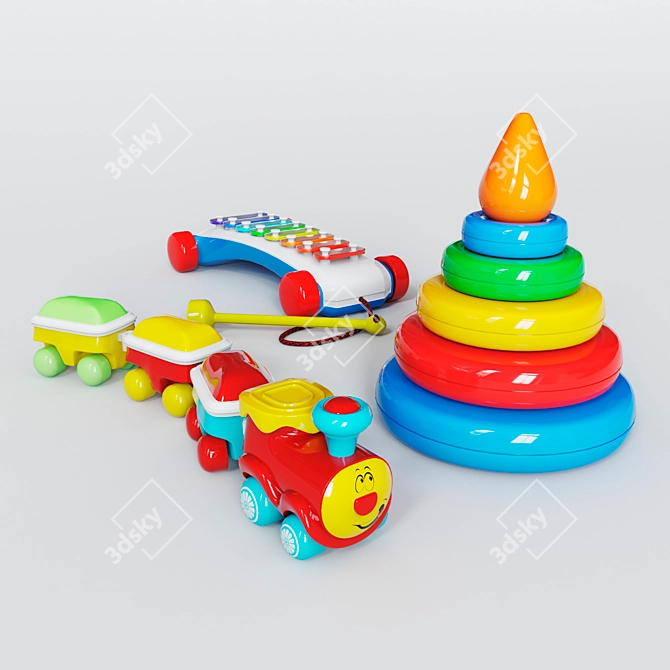 Fun Playtime Kids Toys! 3D model image 3