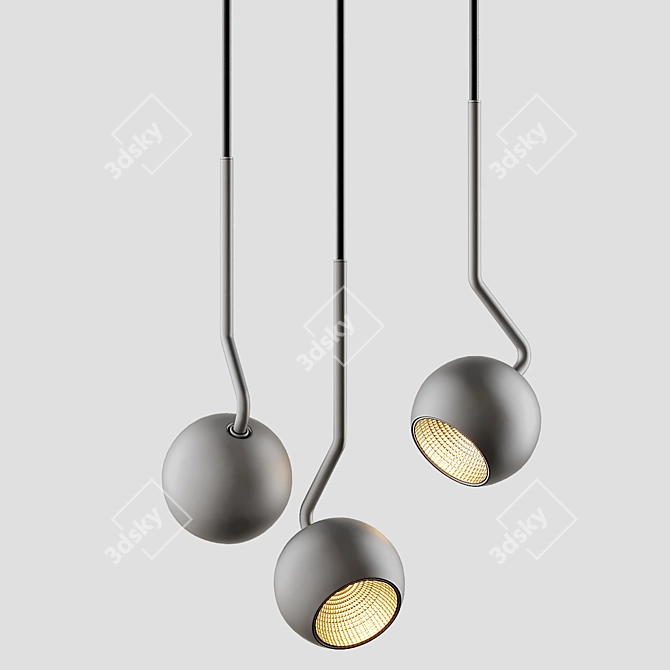 SPIN Pendant Light: Modern, Stylish, and Functional 3D model image 1