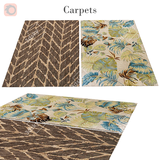 Soft and Stylish Rug 80 3D model image 1