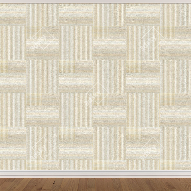 Seamless Wallpaper Set (3 Colors) 3D model image 2