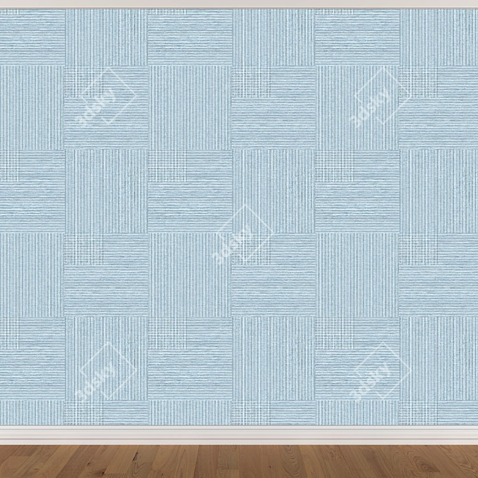 Seamless Wallpaper Set (3 Colors) 3D model image 3