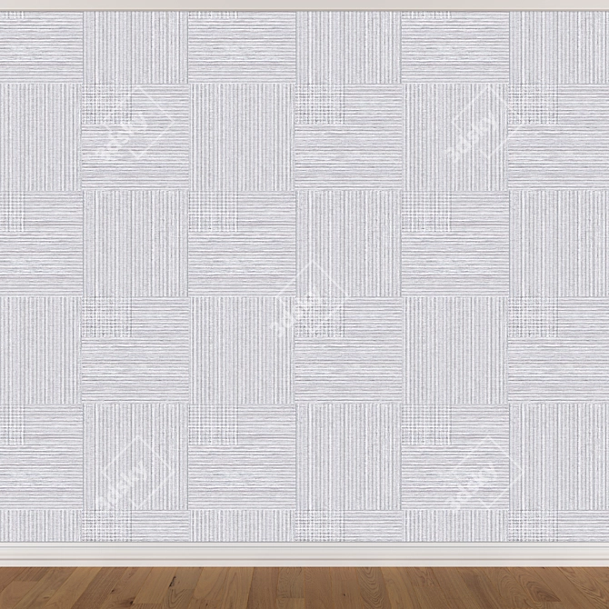 Seamless Wallpaper Set (3 Colors) 3D model image 4