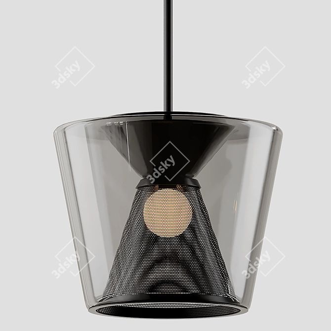 Berlin Pendant: Elegant Illumination by Troy 3D model image 1