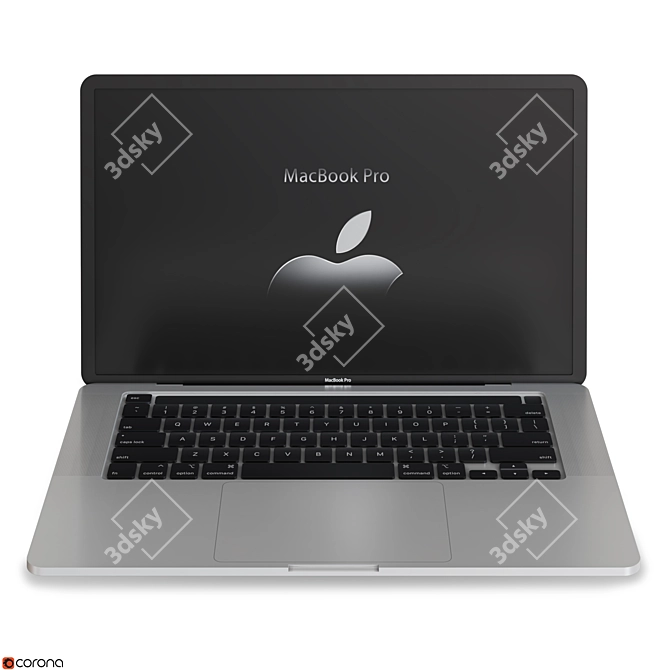 Ultimate MacBook Pro 17: Powerful, Sleek, 2015 Edition 3D model image 2