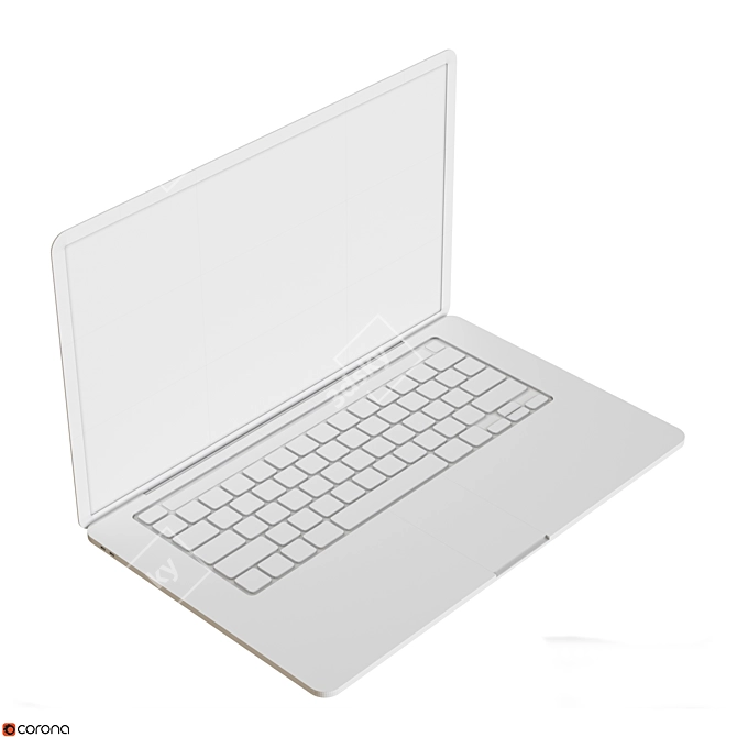Ultimate MacBook Pro 17: Powerful, Sleek, 2015 Edition 3D model image 5