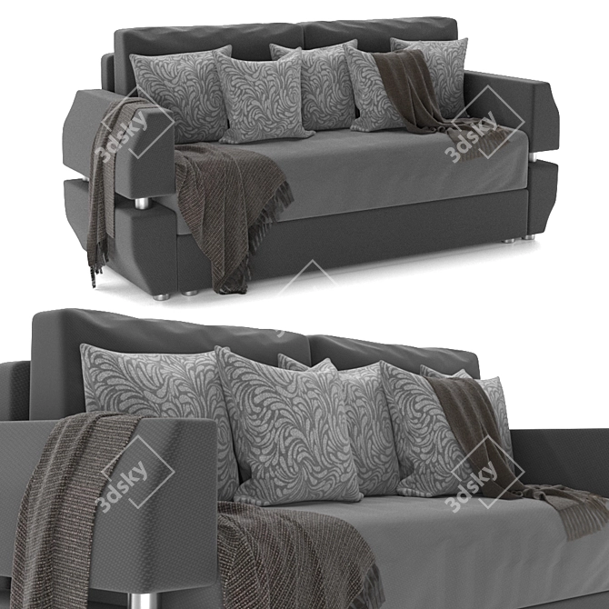 Rino: Stylish and Comfortable Sofa 3D model image 1