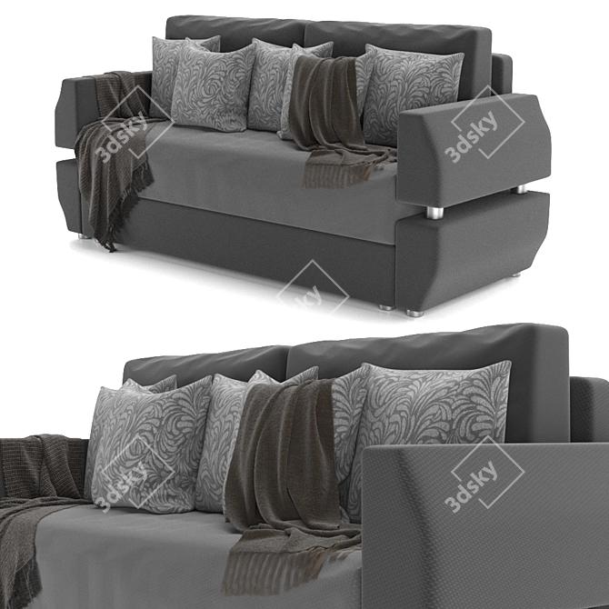 Rino: Stylish and Comfortable Sofa 3D model image 3