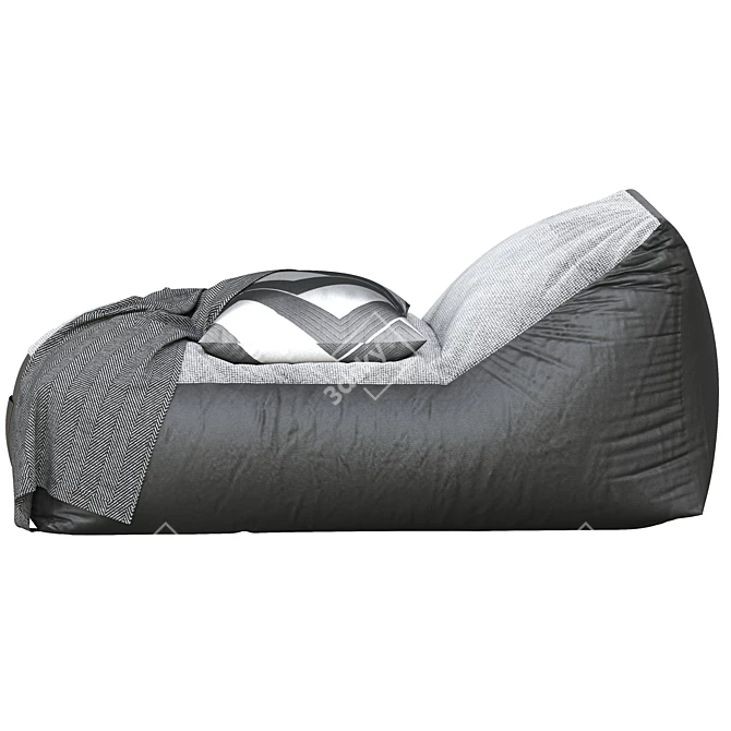 Ultimate Outdoor Beanbag: Life Deluxe 3D model image 3