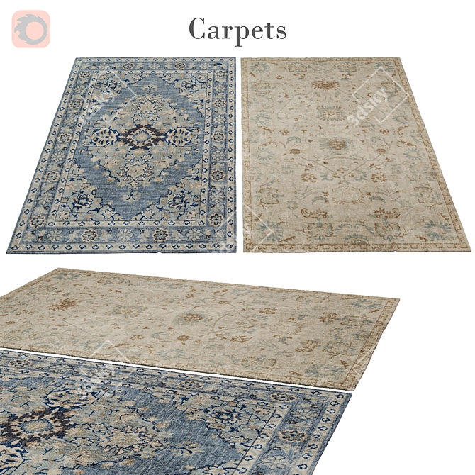 Polyshag Rug 97 - Luxury and Comfort 3D model image 1