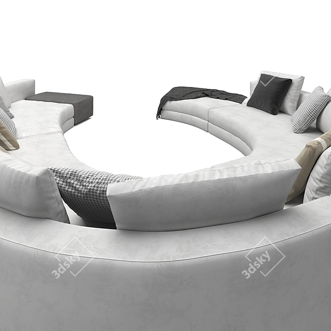 Daniels: Stylish Minotti Sofa 3D model image 3