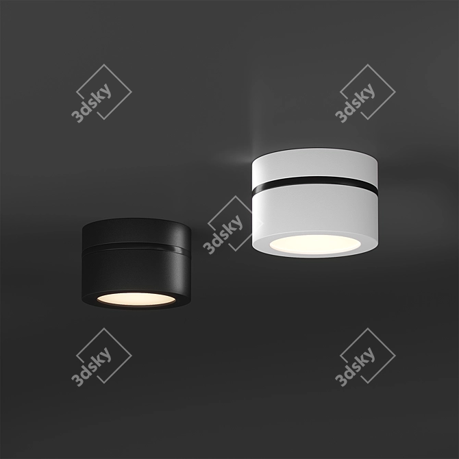 NEPTUN Modern LED Light 3D model image 1