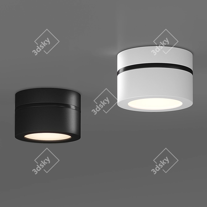 NEPTUN Modern LED Light 3D model image 2