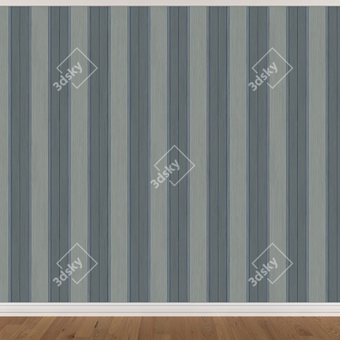 Seamless Wallpaper Set - 3 Colors 3D model image 4