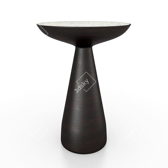 Elegant Briget Side Table - Lulu & Georgia 3D model image 1