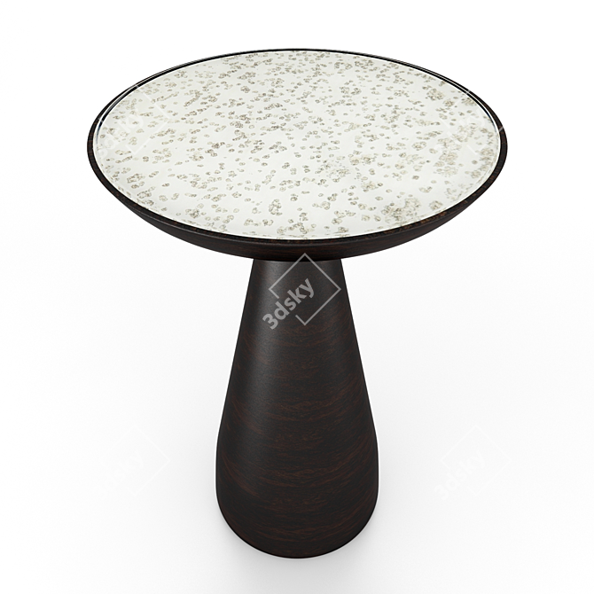 Elegant Briget Side Table - Lulu & Georgia 3D model image 2