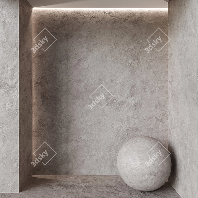 Title: Seamless Plaster Textures 3D model image 1