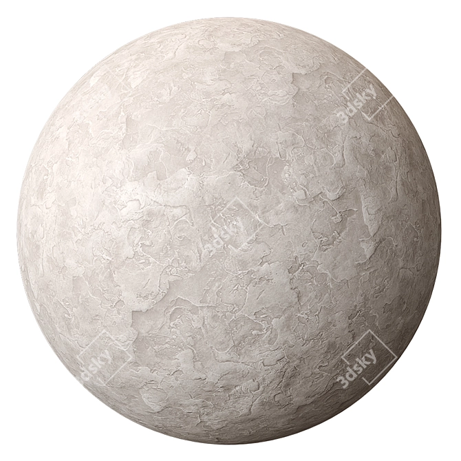 Seamless Plaster Texture Set 3D model image 2