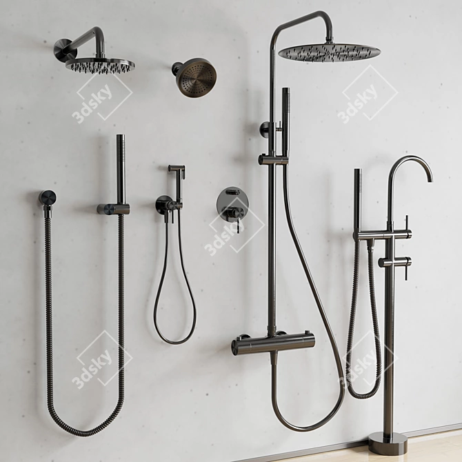 Smesiteli Bagnolux: Stylish Bathroom Faucet & Shower 3D model image 1