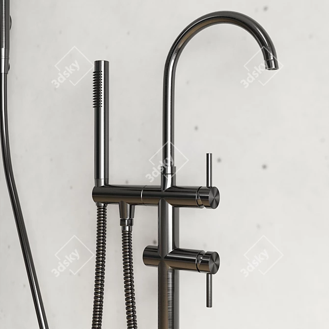 Smesiteli Bagnolux: Stylish Bathroom Faucet & Shower 3D model image 3