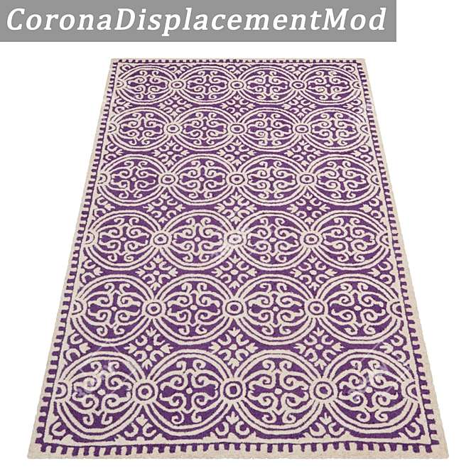 Title: Luxury Carpet Set: High-Quality Textures 3D model image 4