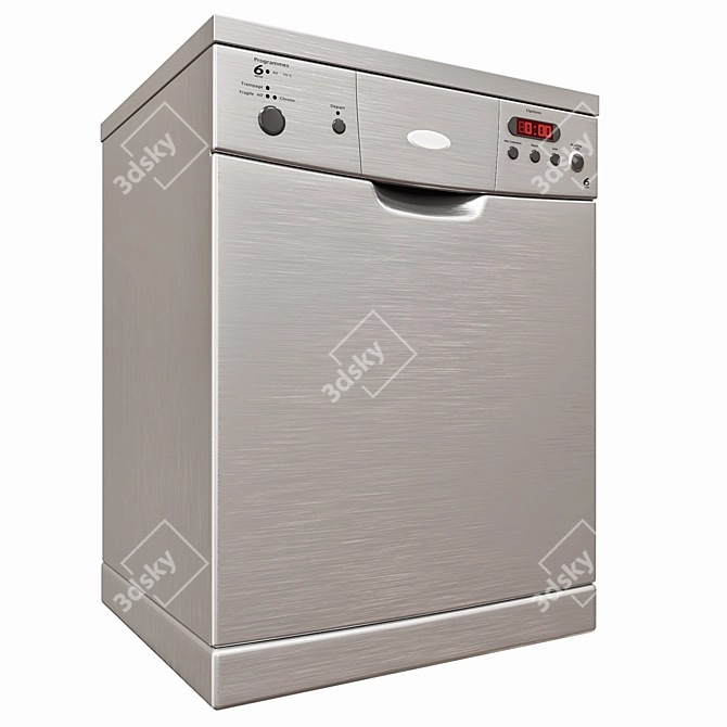 Efficient LG Dishwasher for Sparkling Clean Dishes 3D model image 2