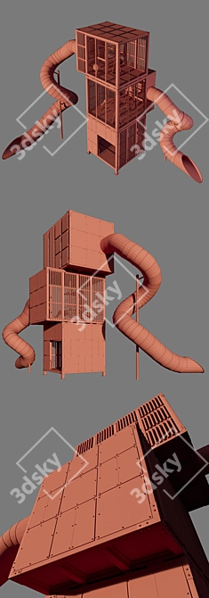 Cubical Halo - Innovative Play Structure 3D model image 4