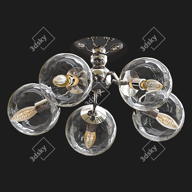 Lumion Palla 3060: Stunning Ceiling Chandelier 3D model image 1