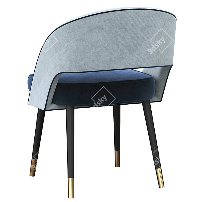 Elegant Ines Chair: Modern Design 3D model image 3