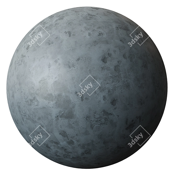 Spherical Plaster Texture Pack 3D model image 4