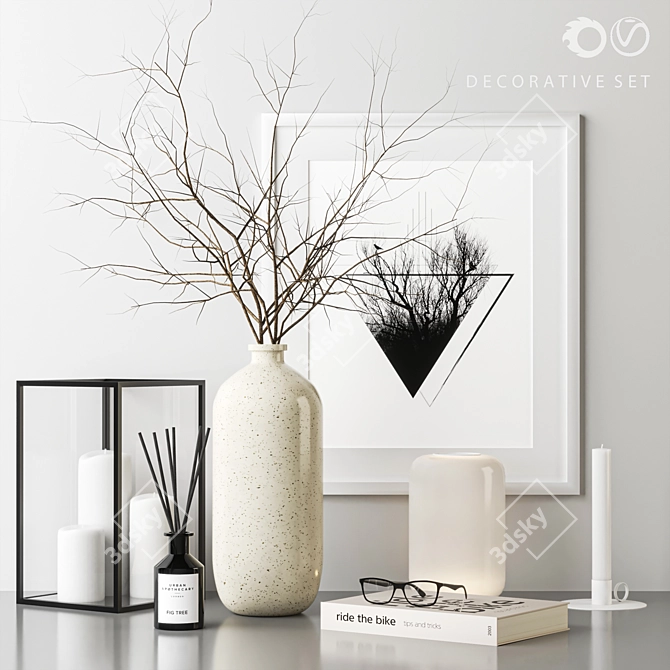 Elegant Décor Set: Enhance Any Interior 3D model image 1