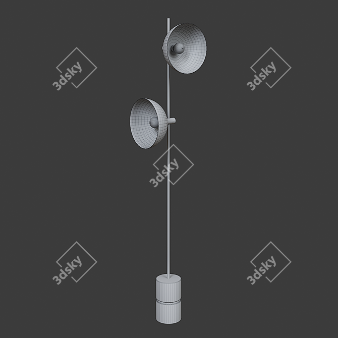 Elegant ZENA Floor Lamp: Modern Design 3D model image 5