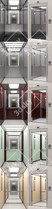 Kleemann Modern Life Elevator: Elevate Your Space 3D model image 2