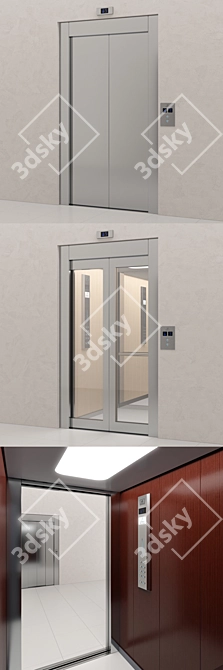 Kleemann Modern Life Elevator: Elevate Your Space 3D model image 3