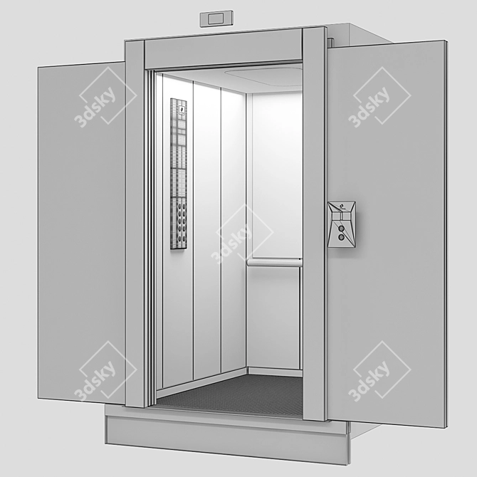 Kleemann Modern Life Elevator: Elevate Your Space 3D model image 5