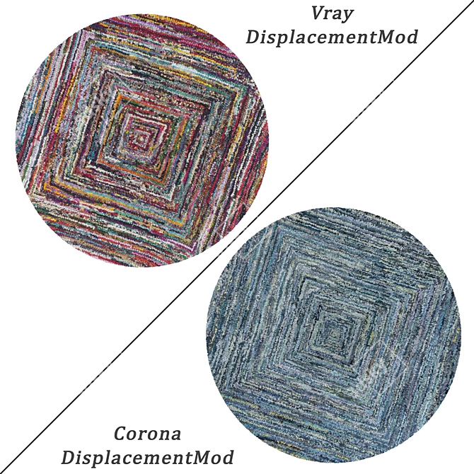 Round Carpets Set: Versatile and Detailed 3D model image 2