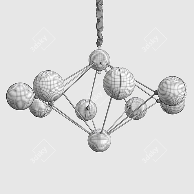 ARDOCHANDELIER2: Elegant Chandelier, V-Ray Render 3D model image 2