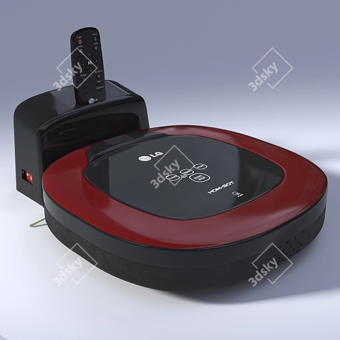 LG HOM-BOT Robot Vacuum: Powerful Cleaning Made Easy 3D model image 7