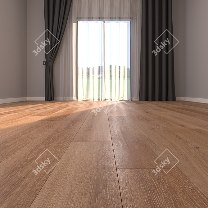 Corona Whistler Brown Parquet 3D model image 2