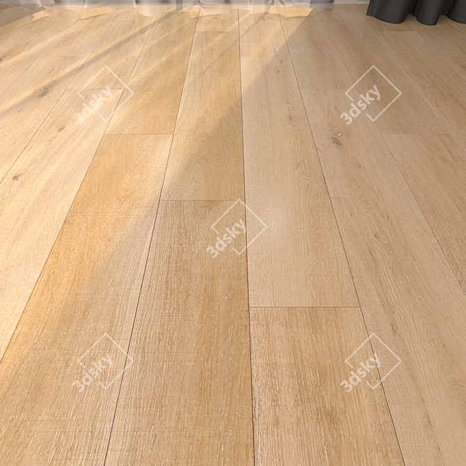 Whistler Honey Parquet Flooring 3D model image 1