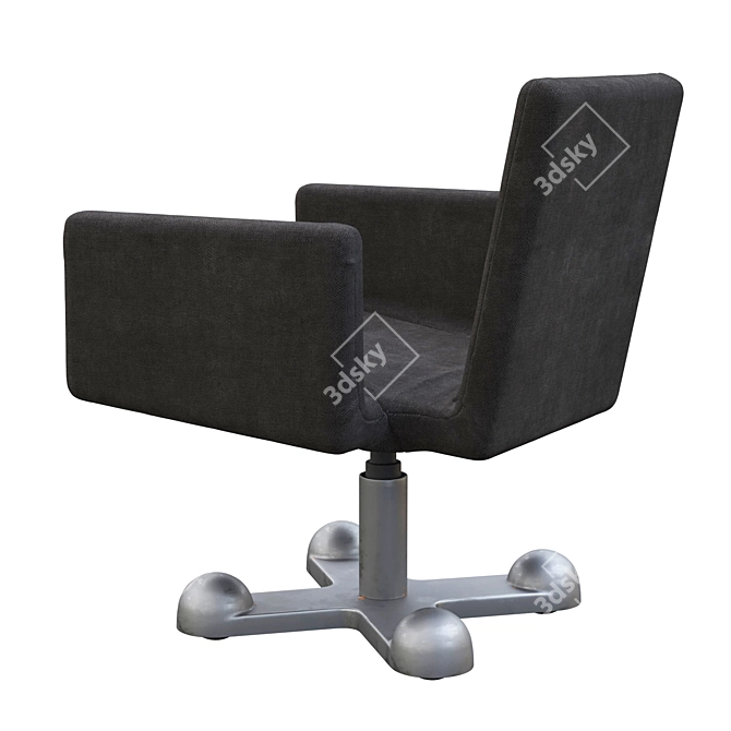 Elegant Desk Chair: Sottsass-King Collaboration 3D model image 8