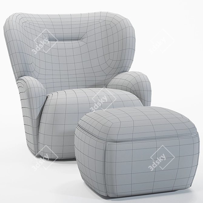 Modern Comfort: Loll 08 & 09 3D model image 6