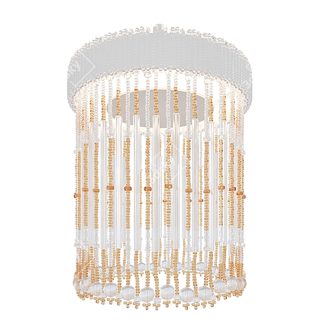 Elegant Patrizia Venezia Ceiling Light 3D model image 1