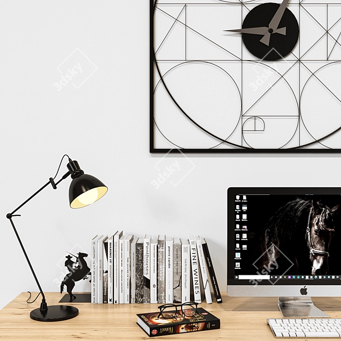 Professional Workplace Design: Render + 3dsmax 3D model image 3