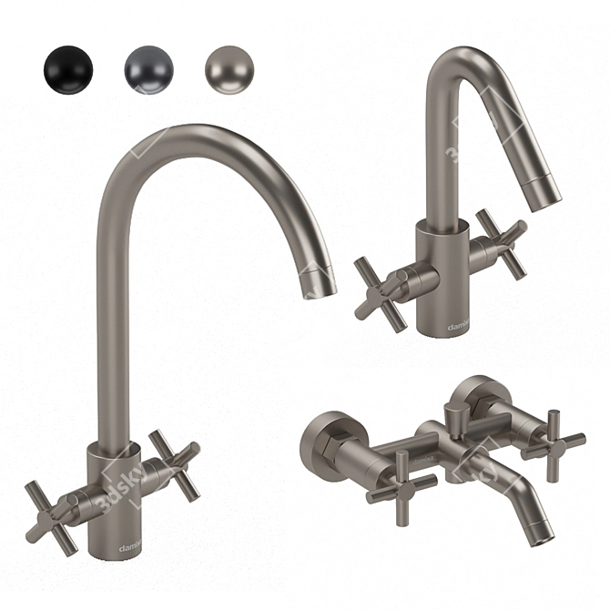 Damixa Neo Classic Collection | Stylish Faucets for Every Corner of Your Home 3D model image 1