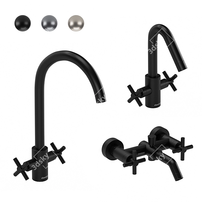 Damixa Neo Classic Collection | Stylish Faucets for Every Corner of Your Home 3D model image 3