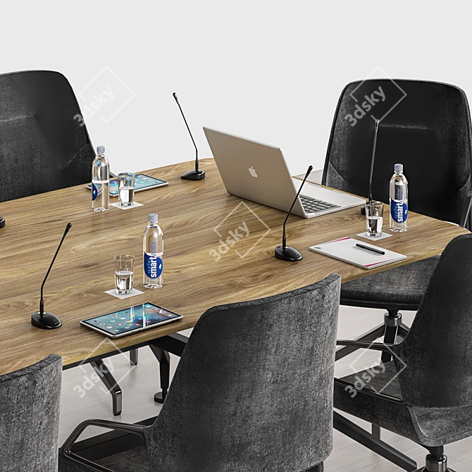 Modern Conference Table 2015 3D model image 2